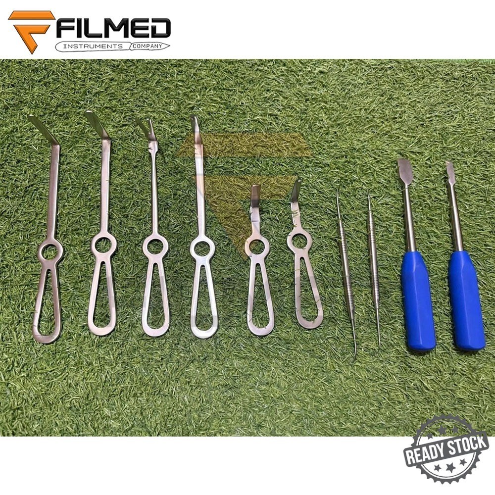 Set of 10 Pcs Minimally Invasive Orthognathic Surgery Instruments A+ Quality