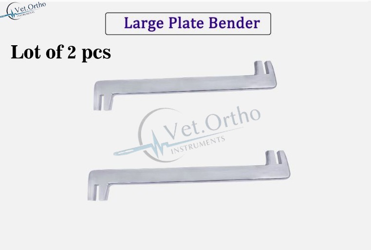 Pair large plate bender heavy duty Veterinary Surgical SS Instrument