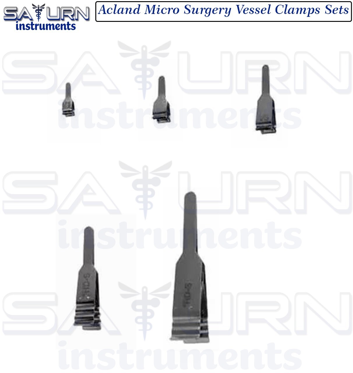 Acland Micro Surgery Vessel Clamps Sets For Plastic Surgery & Neurosurgery