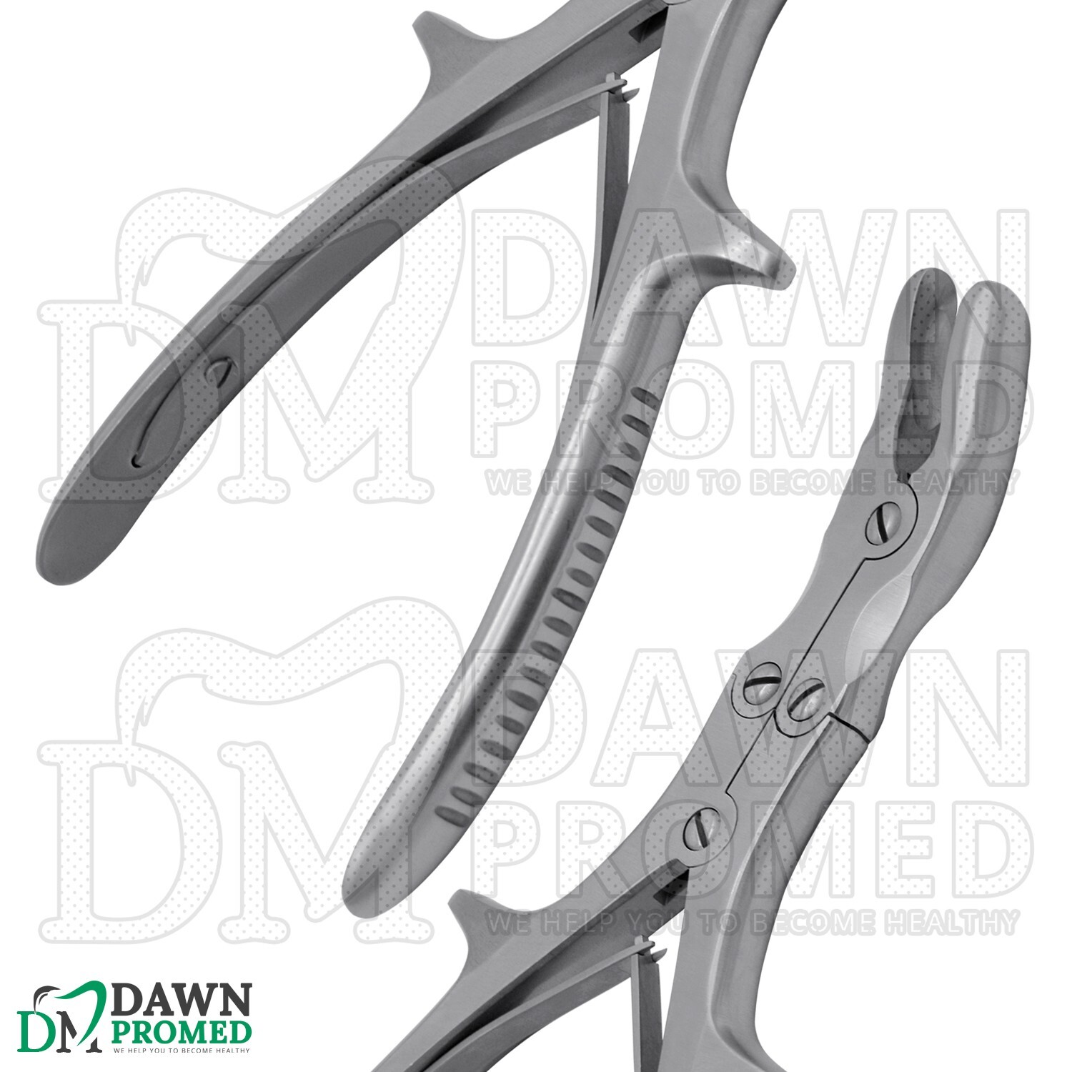 Curved Stille-Luer Bone Rongeur 8.75″ Double Action Orthopedic Inst German Grade