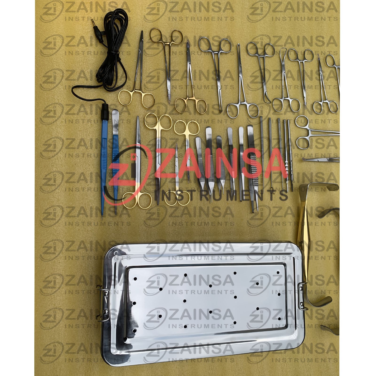 Plastic Surgery Set Surgical German Breast Augmentation Instrument Set Of 40 PCs
