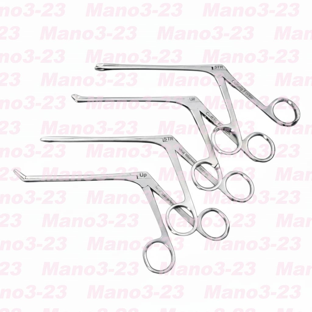 Weil Blakesley & Thru Cut Nasal Forceps Straight And 45 Degree 4 PCs Set