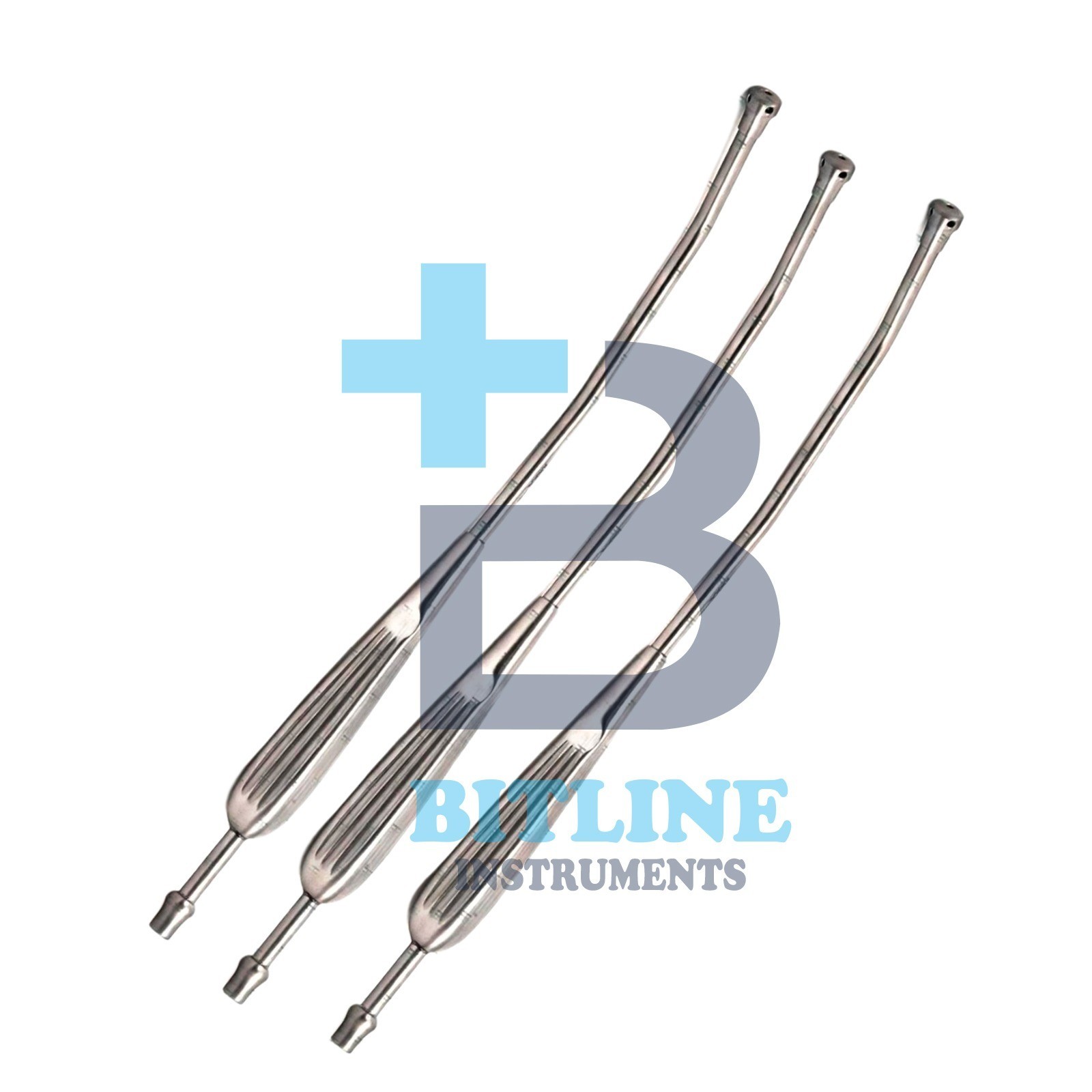 3x Long Suction Tubes 45cm | Thoracic VAT Surgery Set | Reusable Aspirator