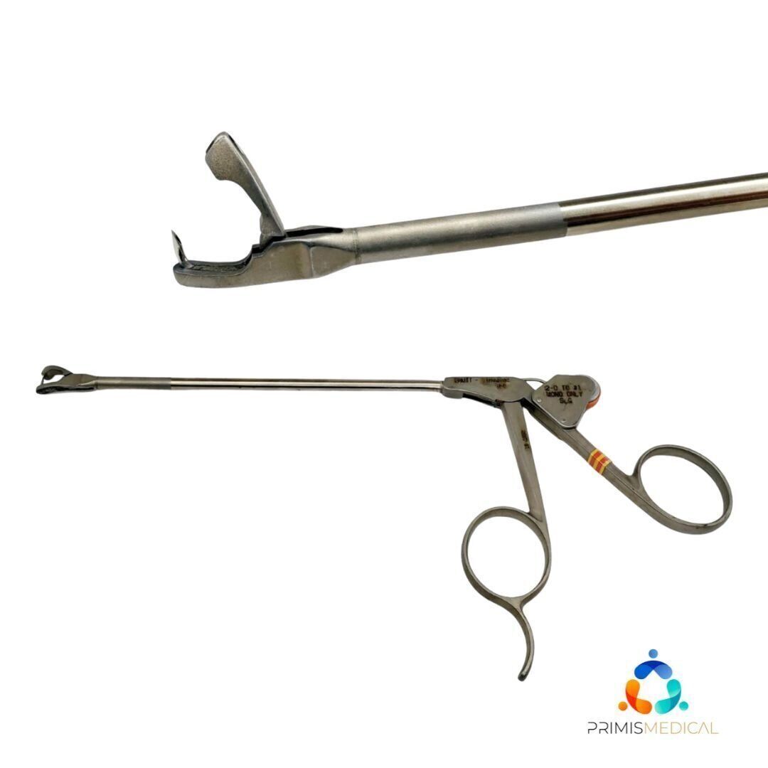 Linvatec 18.100S Shutt 4mm Punch Curved Right Arthroscopy 9-1/8″