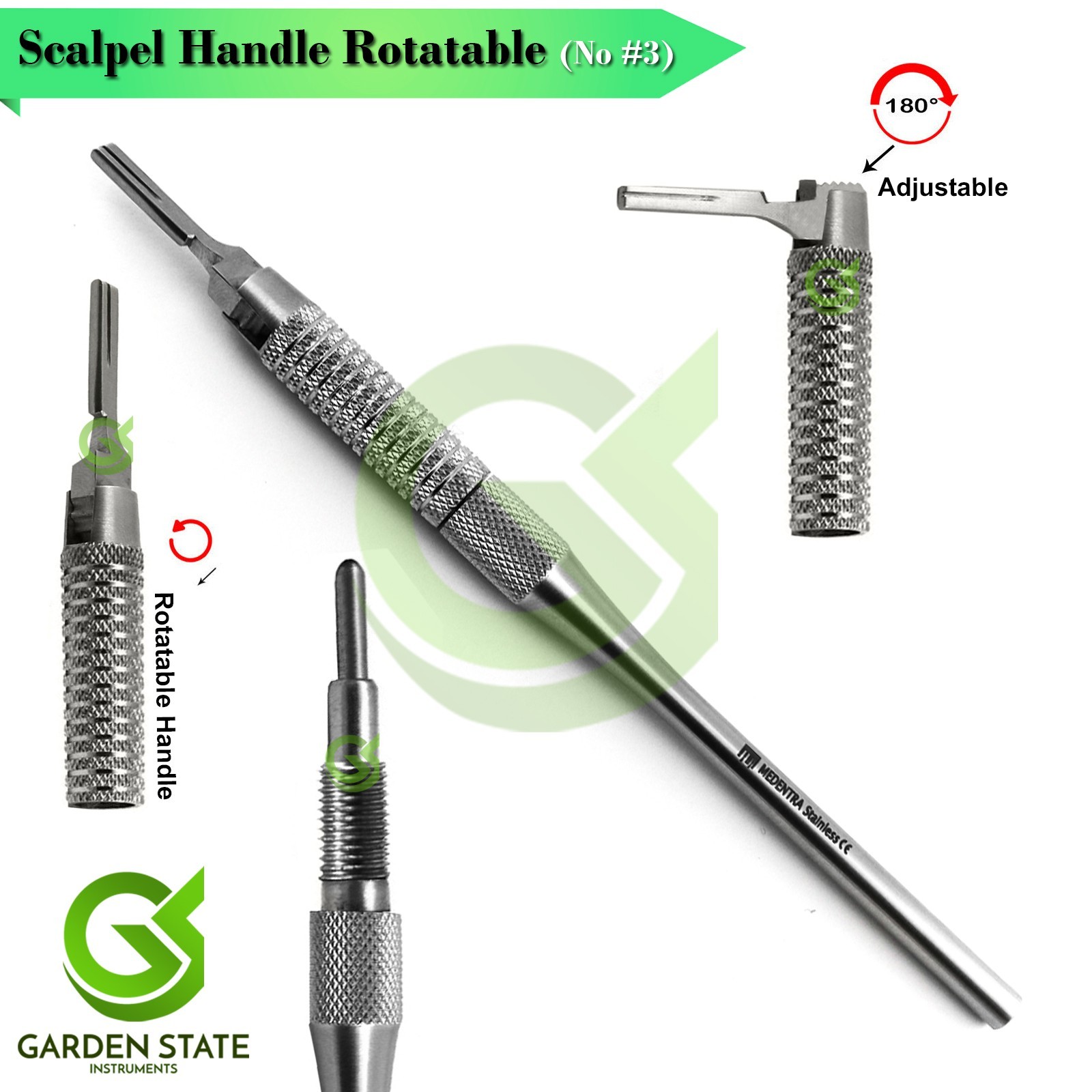 Dental Modified Widman Flap Surgery Kit Molt 9 Curette Retractor Scalpel Forceps