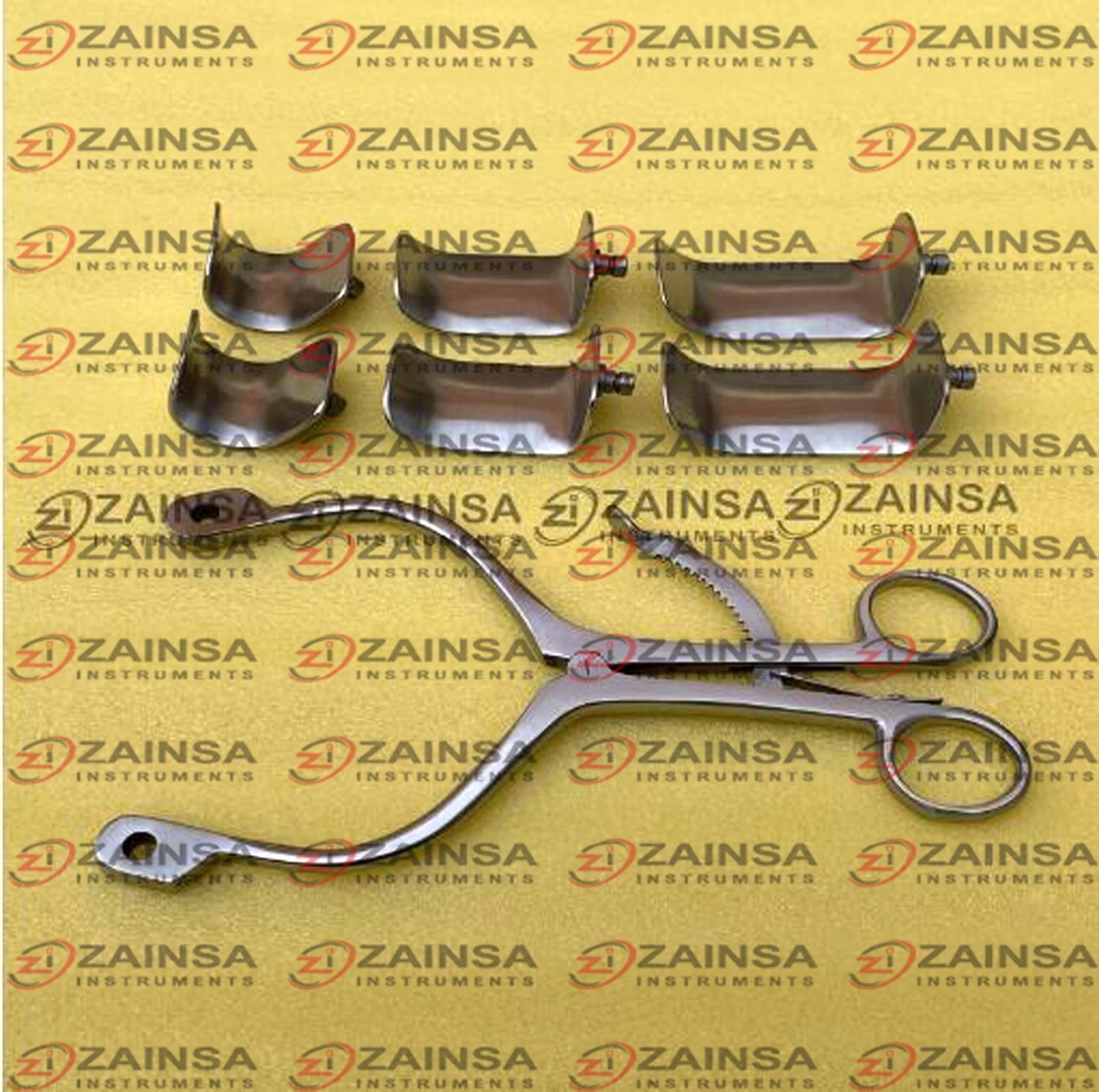 Kolbel Retractor Complete Set With 6 Blades, Shoulder Retractor Surgical Instrum