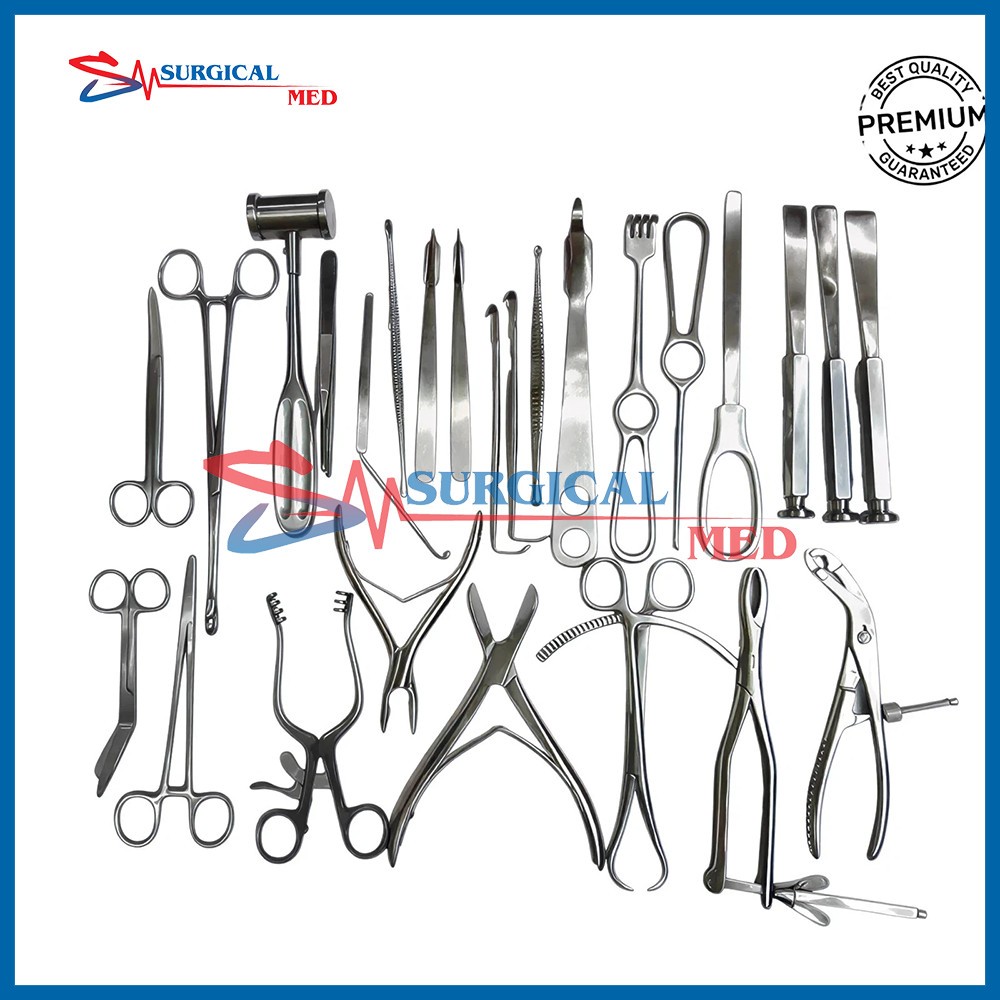 Basic Orthopedic Surgery Kit German Orthopedic Surgical instruments Set of 25 PC
