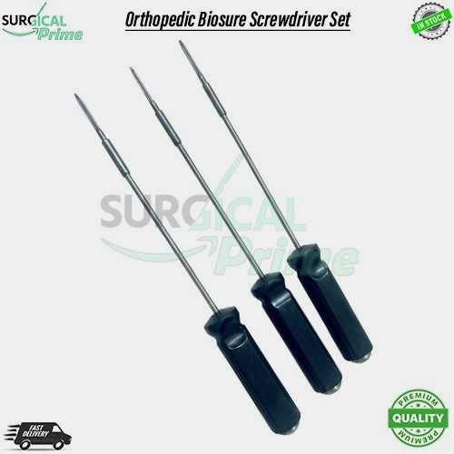 3 Pcs Orthopedic Biosure Screwdriver Set Orthopedic Surgical Instruments Set