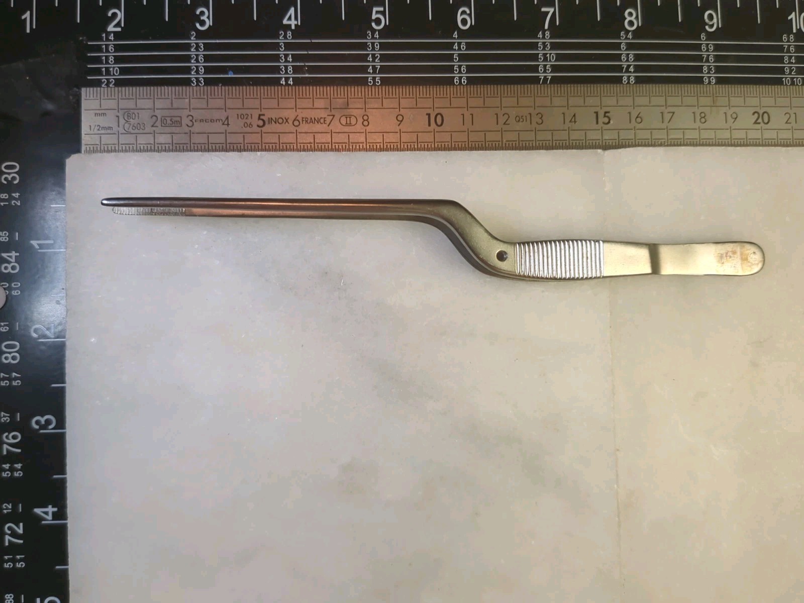 V. Mueller Cushing Bayonet Tissue Forceps 007