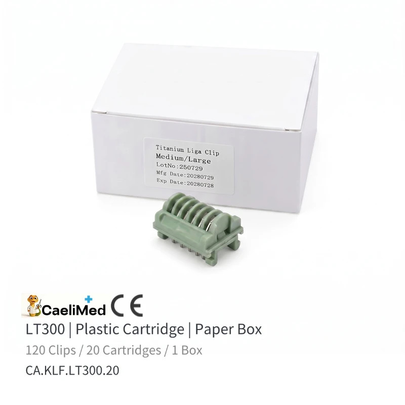 CE‑Certified Titanium Ligating Clips LT100, LT200, LT300, LT400 for Surgery Prac
