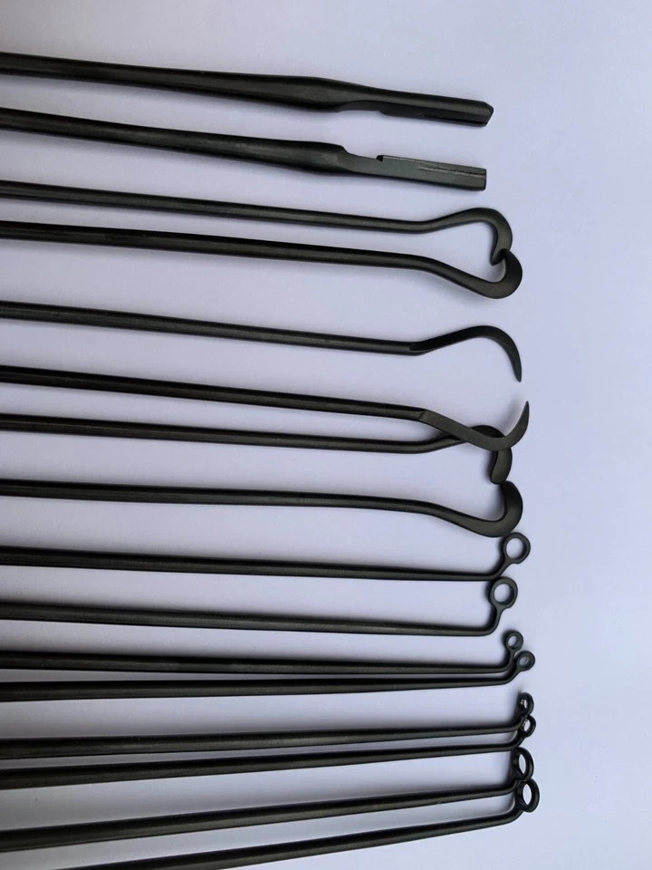 Black Hardy Pituitary Neuro Curettes Set Of 16 Surgical Instruments Transsphenoi