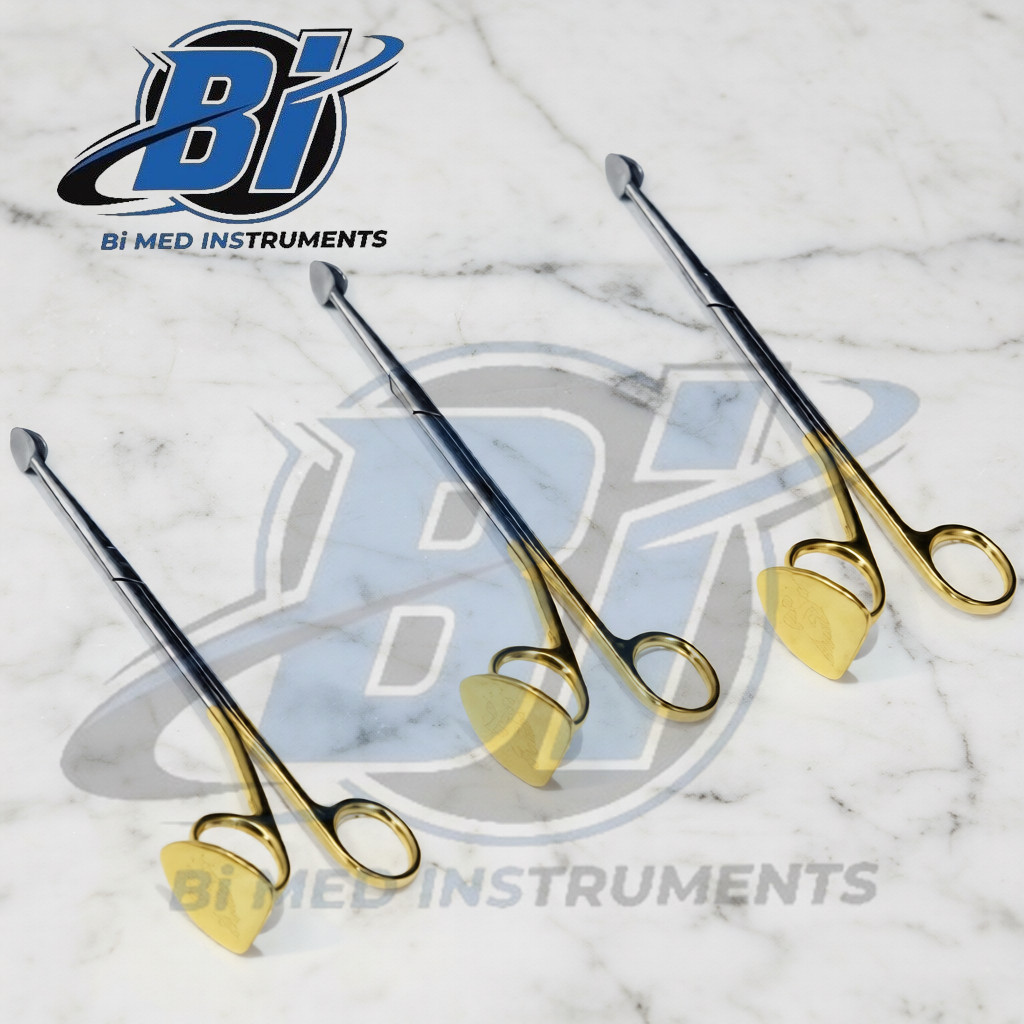Trepsat Facial Flap Dissector Scissors Set of 3pcs 10mm 15mm 20mm