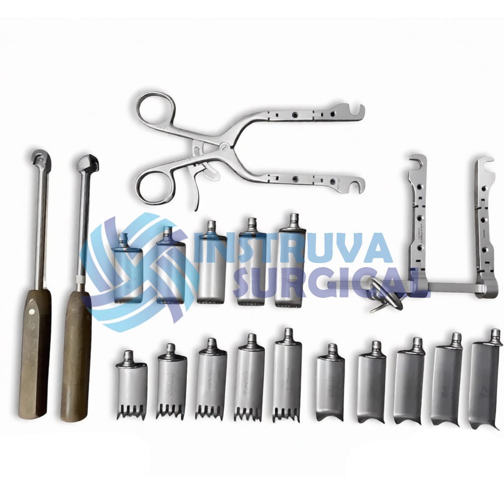 Aesculap Caspar Cervical Retractor System Set Surgical Instruments