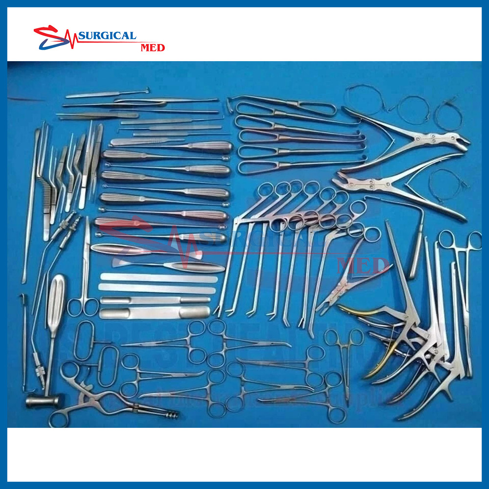 Laminectomy Surgical Instrument Set for Orthopedic and Spinal Procedures 78 Pcs