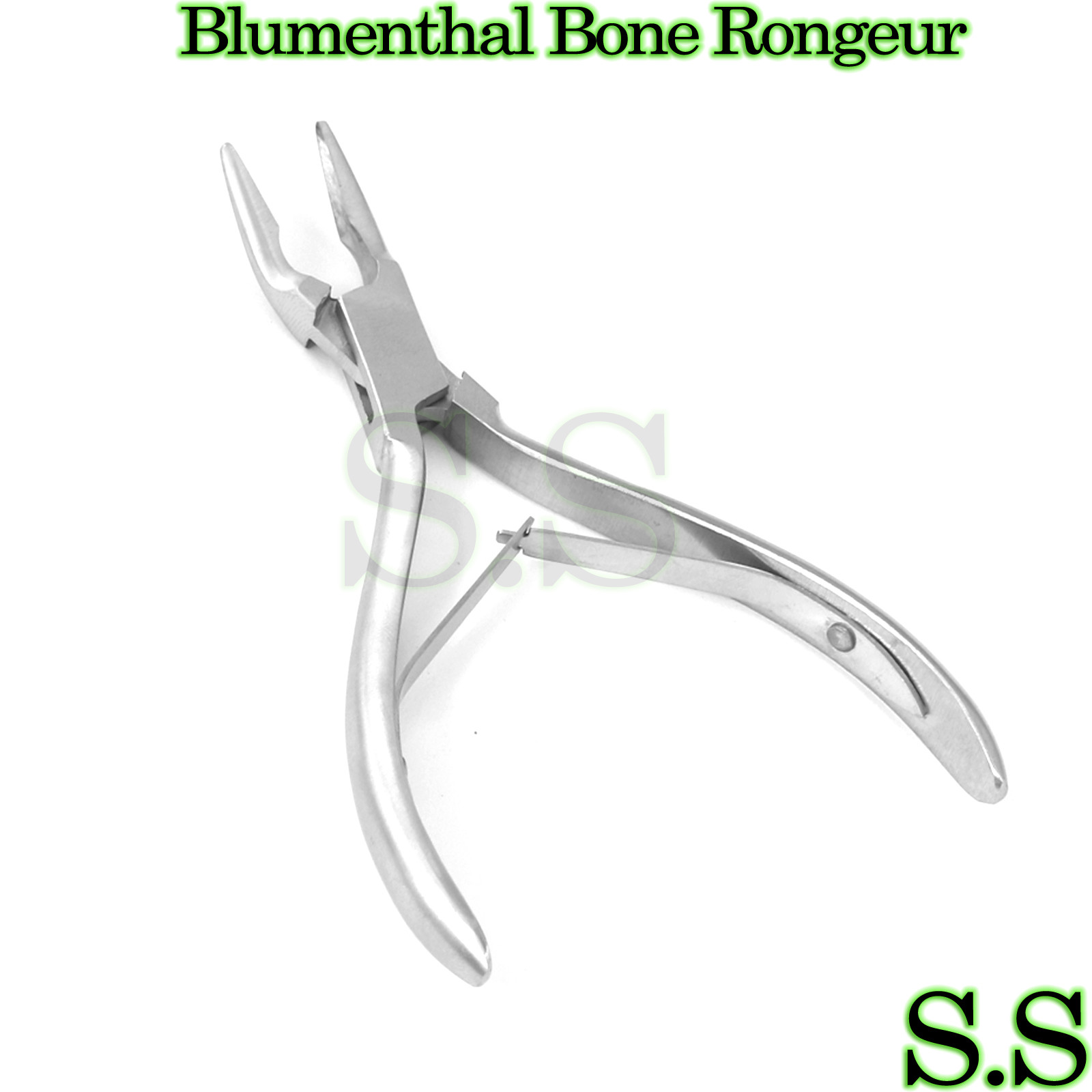 3 Pieces Of Blumenthal Bone Rongeur 30 Degree 6″ Surgical Dental Instruments