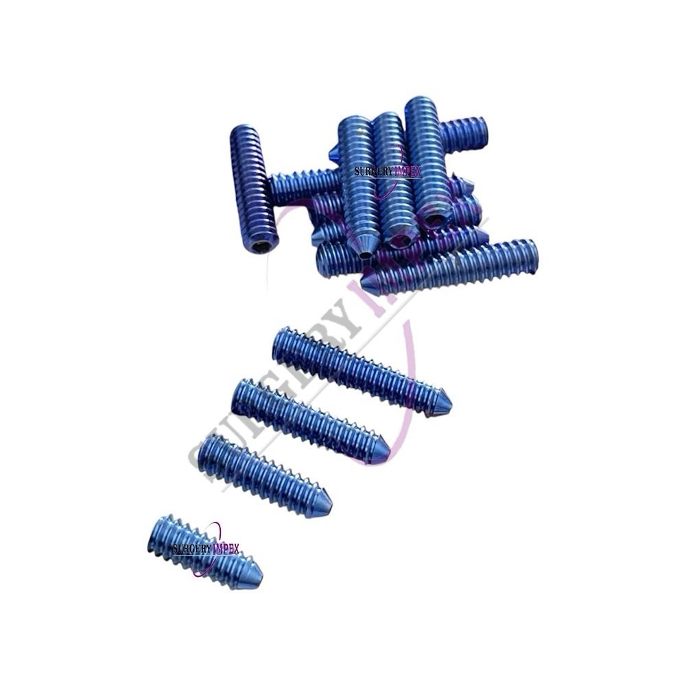 Interference-ACL Screws Dia: 8mm (Length 20 to 35mm) , 51Pcs (Titanium grade 5)