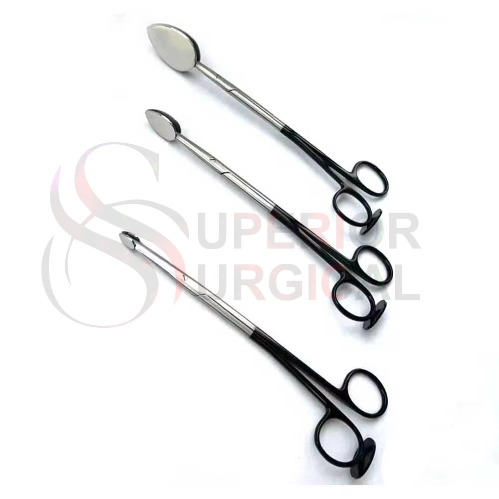 Trepsat Facial Flap dissector scissors set of 3pcs,10mm,15mm,20mm lenght