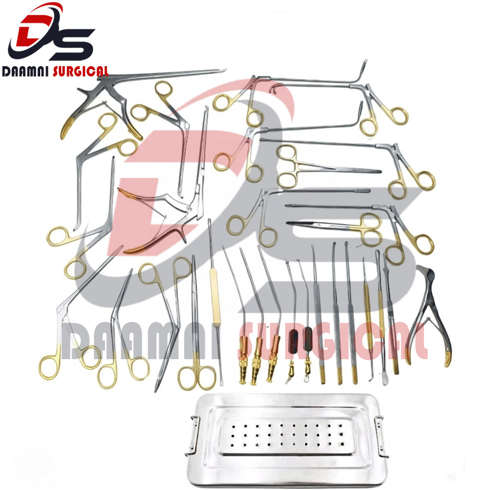 Fess Instruments Set Endoscopic Sinus Surgery A+German Steel ENT Instruments Set