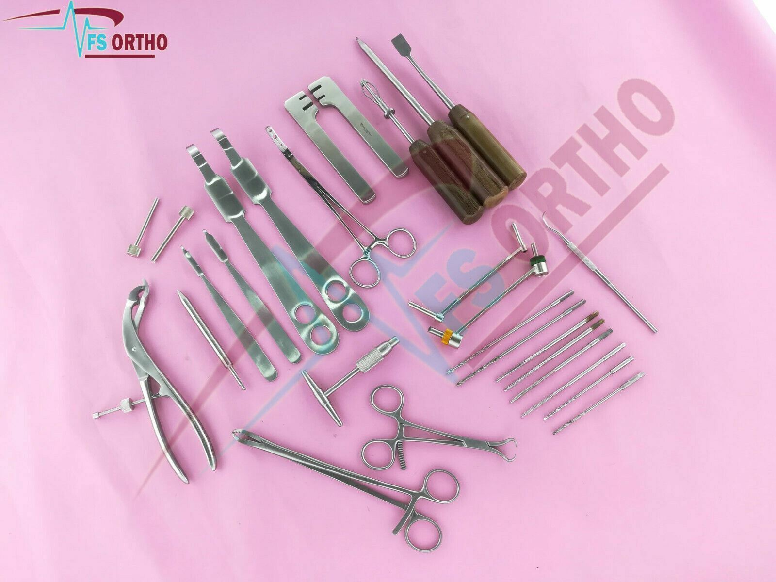 Small Fragment Instruments Orthopedic Surgical Instruments 30 Pcs Set