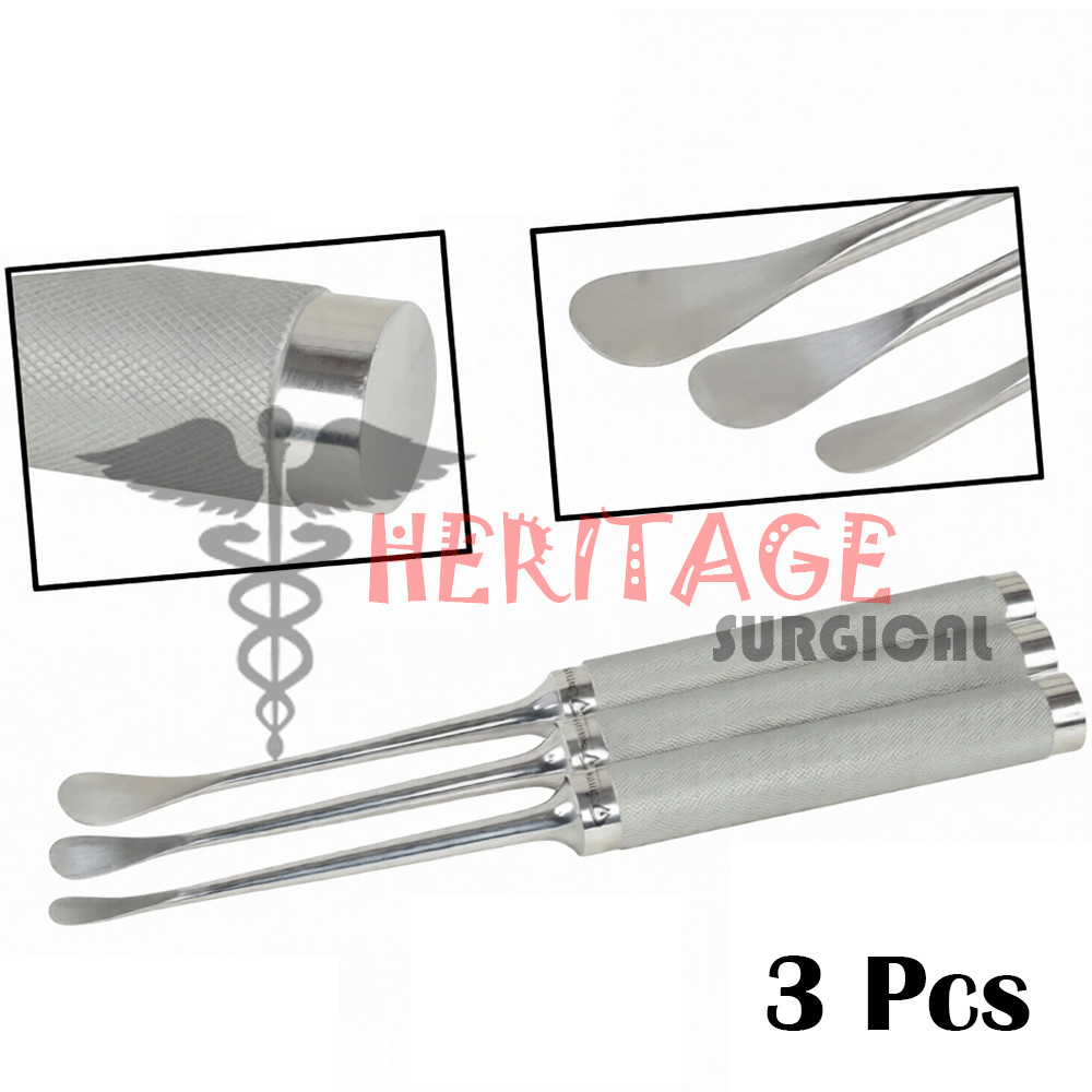 Cobb Spinal Elevators Curved Set Of 3 Orthopedic Surgery Surgical Instruments
