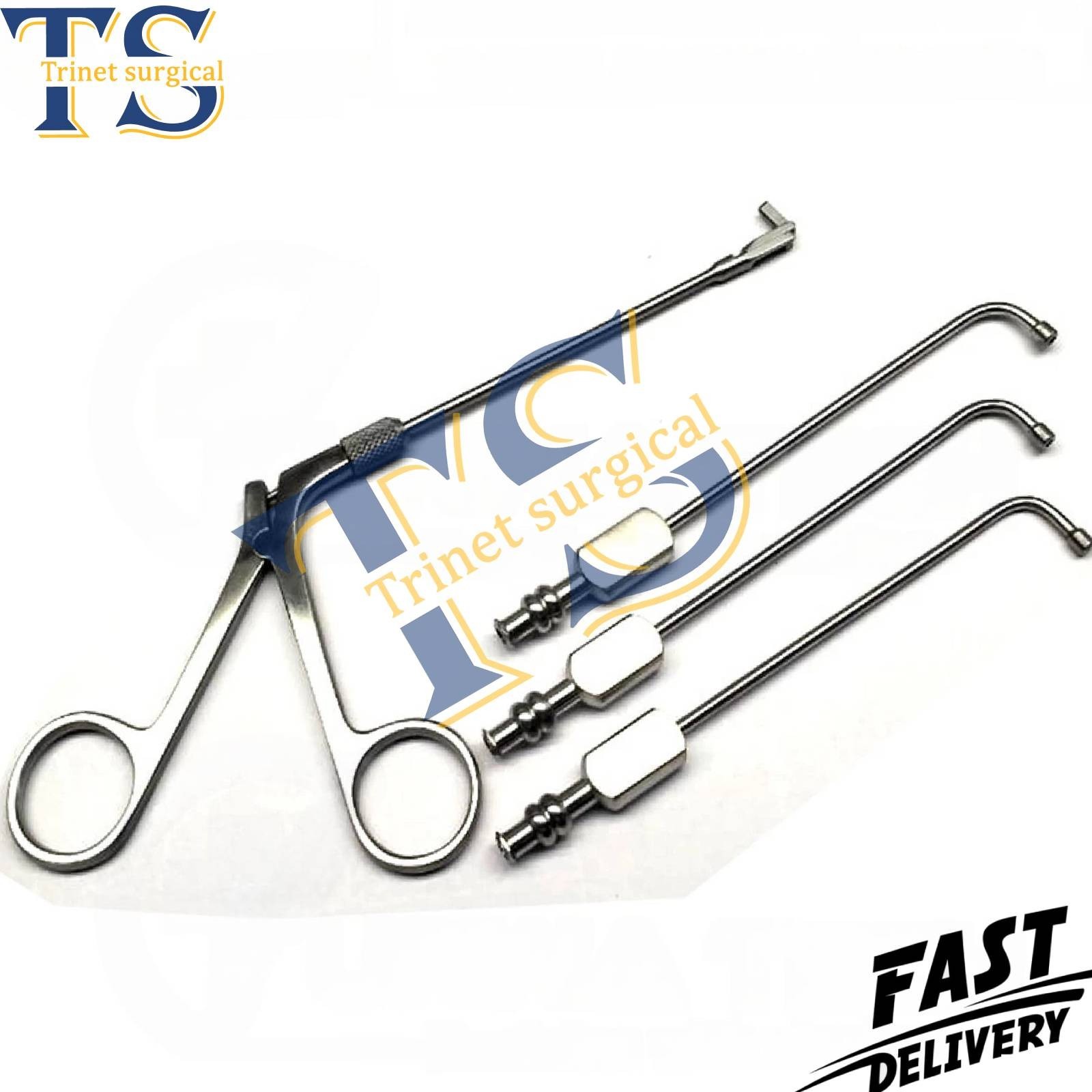 Antrum Backbiter Alligator 360° Rotatable Punch Surgical ENT Instruments