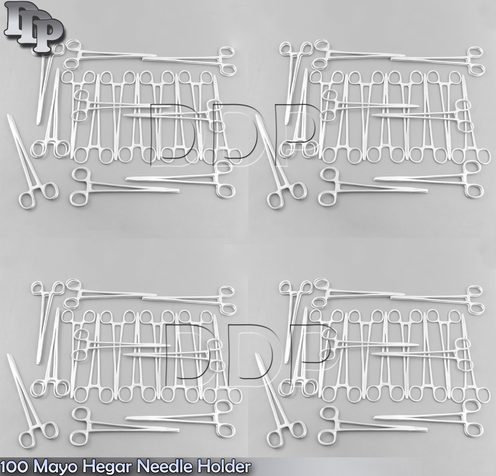 100 Mayo Hegar Needle Holder 8″ Surgical Instruments