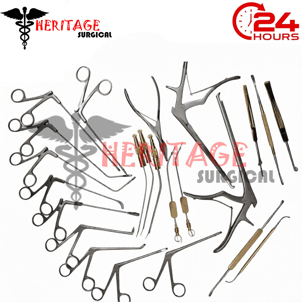 Fess Instruments Set Endoscopic Sinus Surgery ENT Instruments German Steel