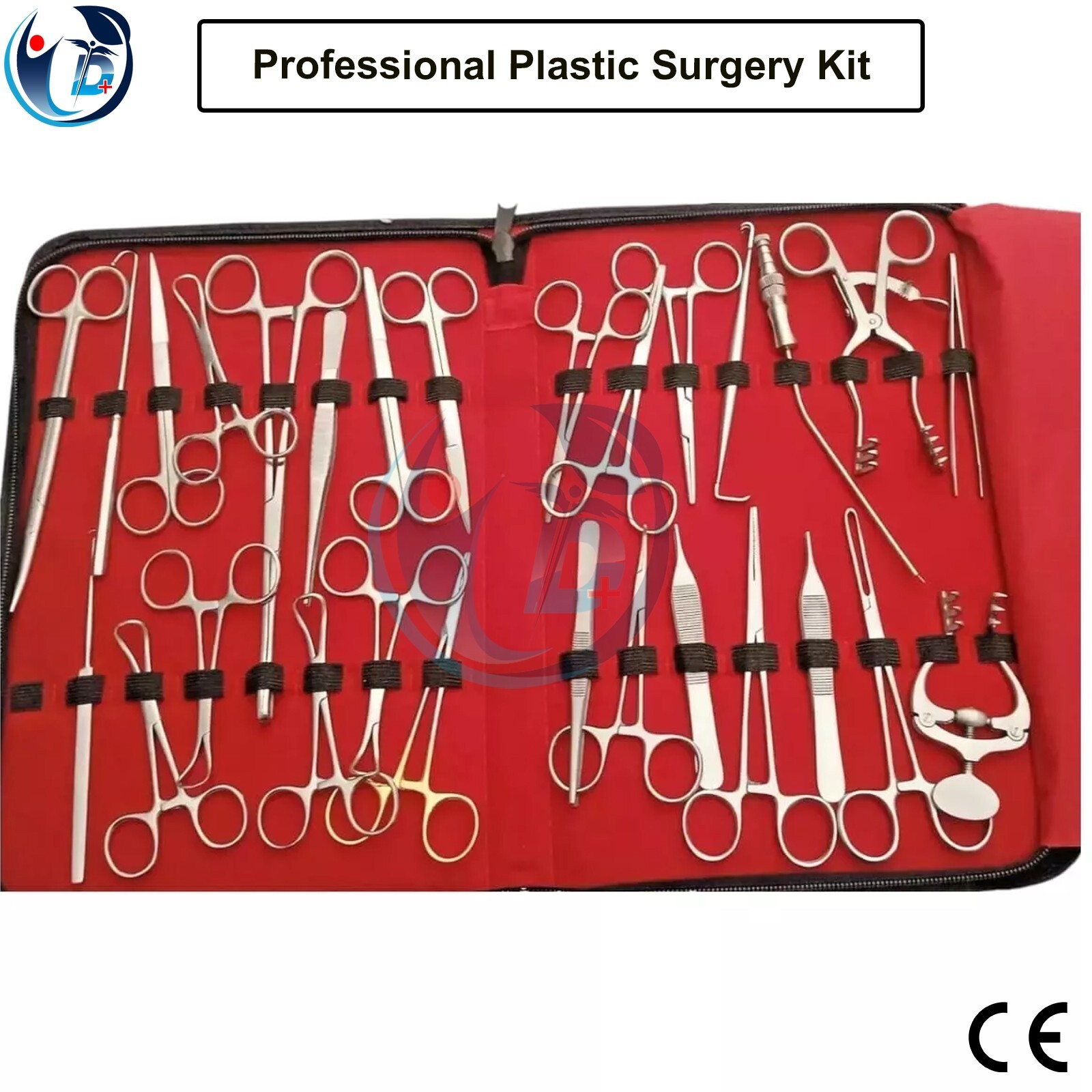 Professional Plastic Surgery Kit Surgical Instruments Set of 28 Pcs