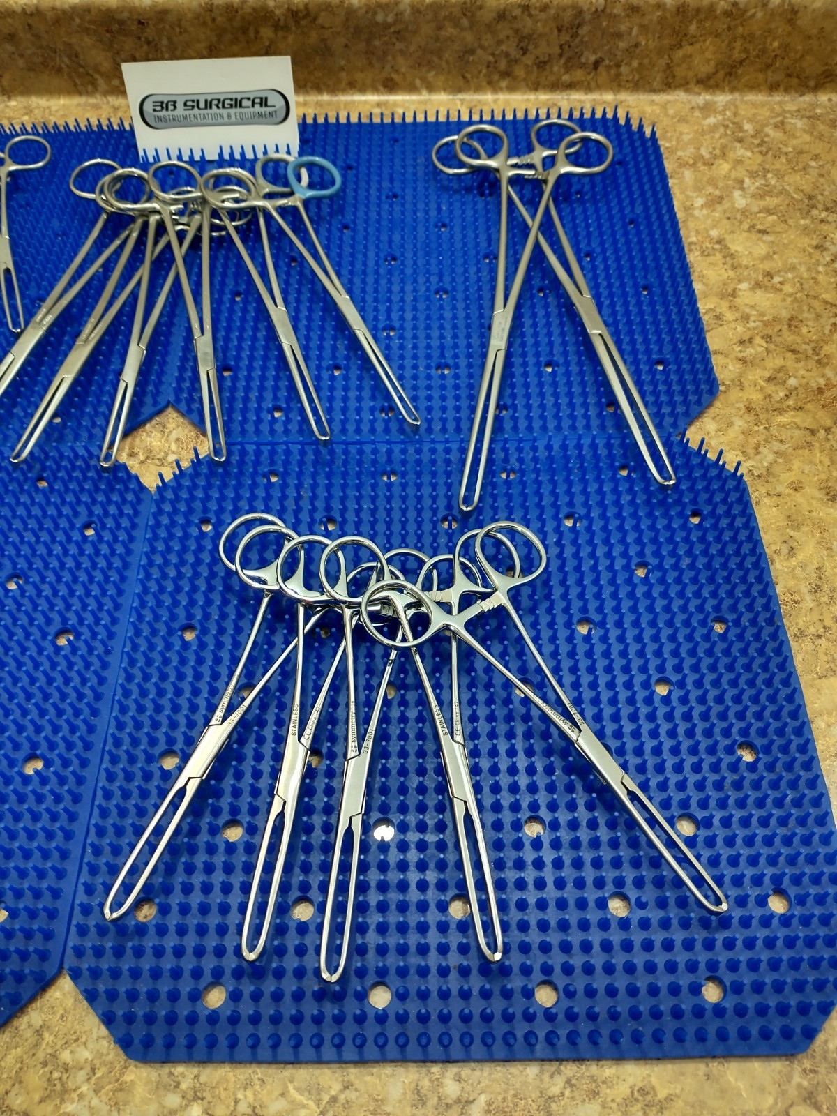 27 AESCULAP CODMAN V MUELLER SSI ALLIS TISSUE FORCEPS / CLAMPS 6″ 7.5″ 8″ 10″