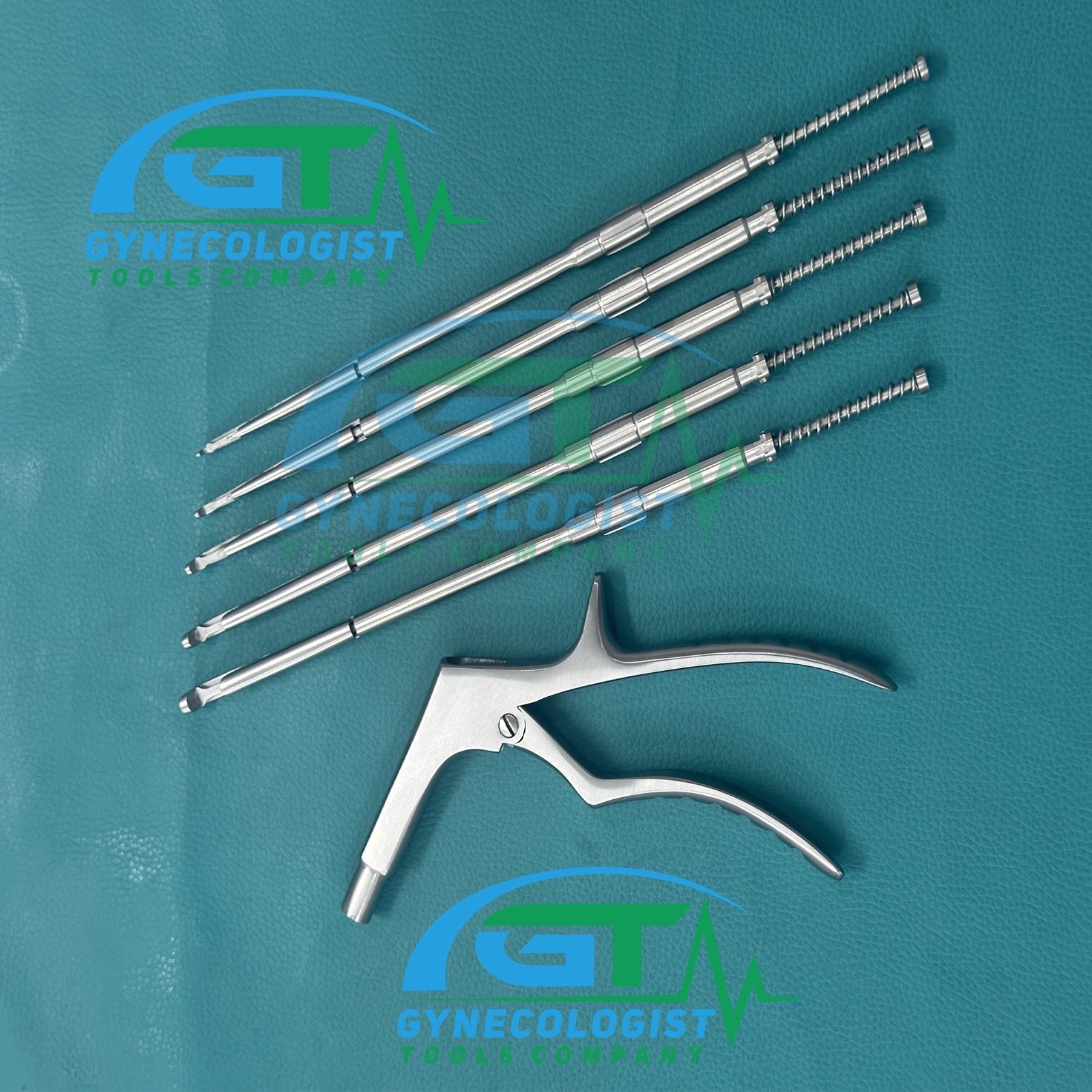 Interlaminar Kerrison Rotating Rongeur Set Spine Surgery Orthopedic Instruments