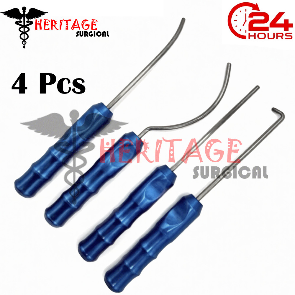 Viterbo’s Surgical Dissector Set 4Pcs Facelift Gliding Brow Lift Plastic Surgery