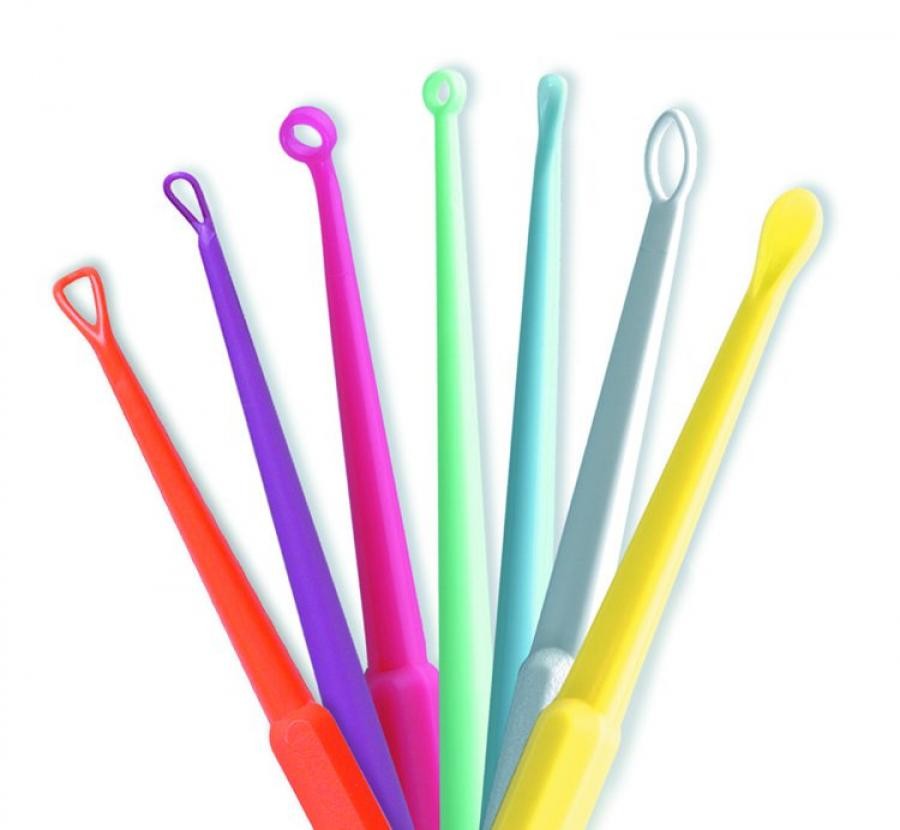 Bionix VersaLoop Ear Curette Round Handle 6″ 3mm Curved Flexible Teardrop Tip 50