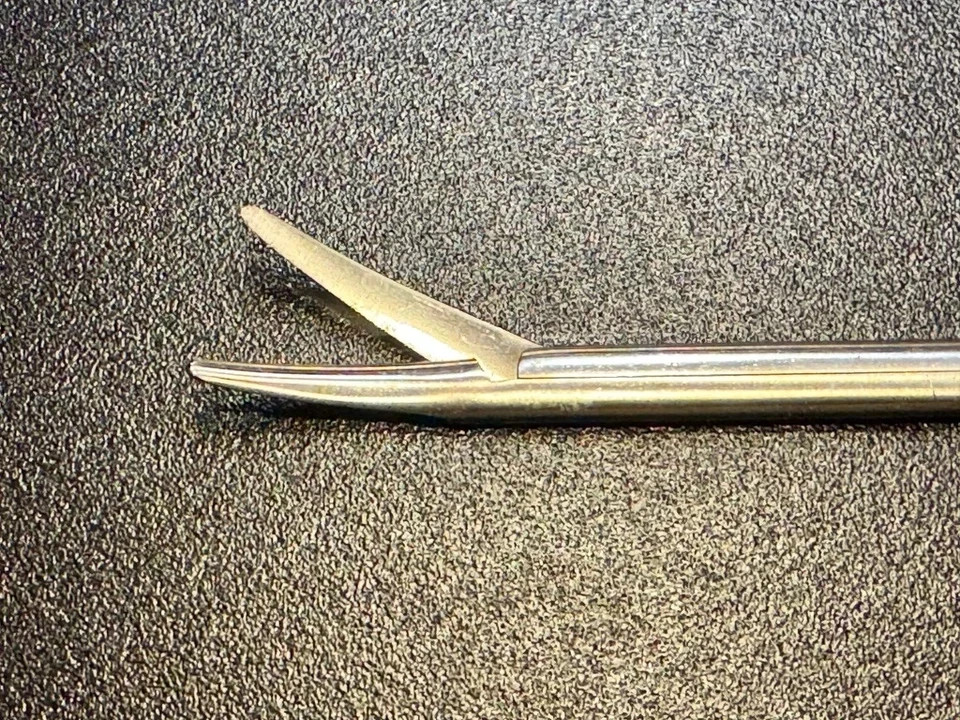Scanlan 9909-910SC VATS/MIS Metzenbaum Supercut Scissor Curved, 10mm Shaft 11.5′