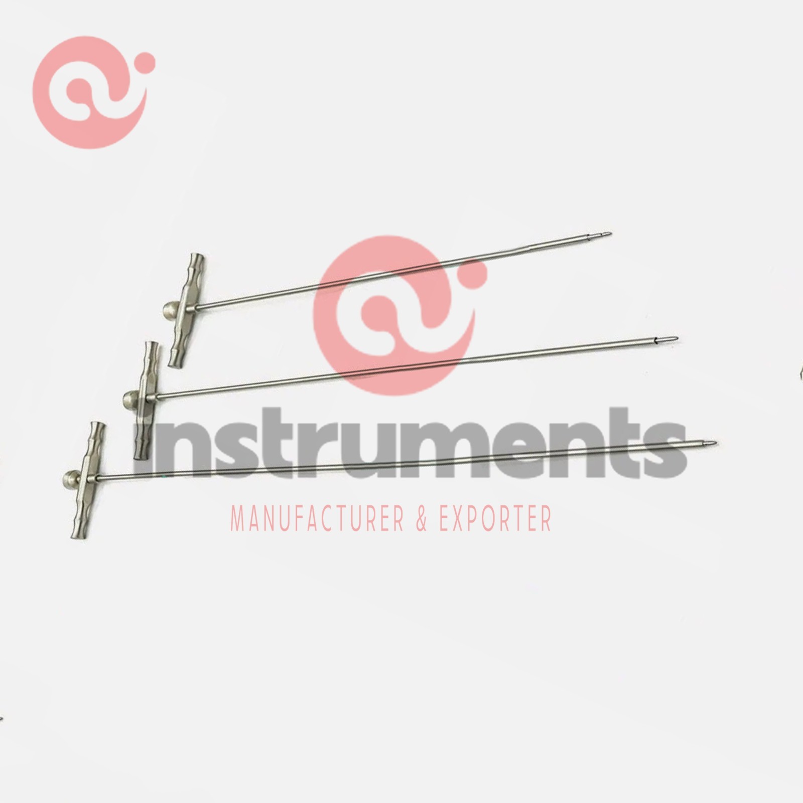 Brain Ventricle Peritoneum Shunt Introducer For Neurosurgery Instrument 3 PCs Ai