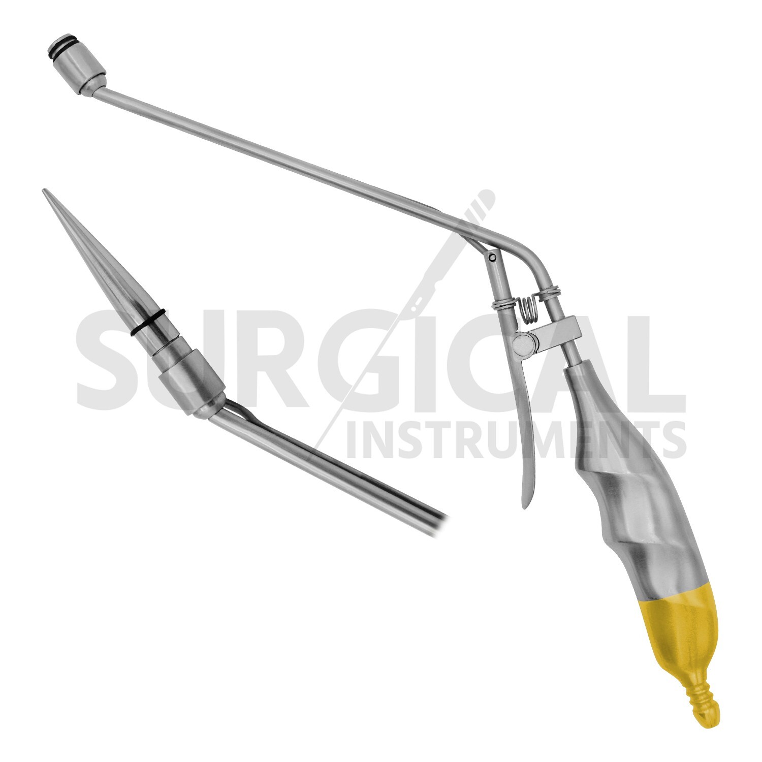 Hemorrhoid Suction Ligator Up Angle With 100 Latex Bands Surgical Instruments