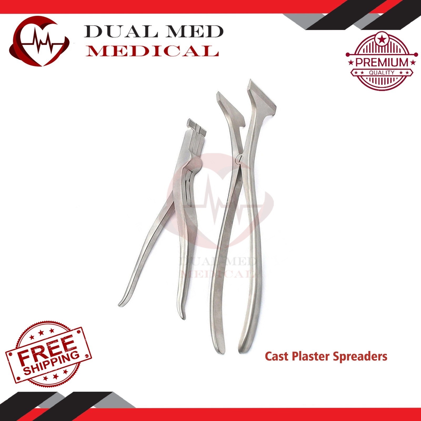 Cast Plaster Spreaders High Quality Orthopedic Instruments Set of 2Pcs