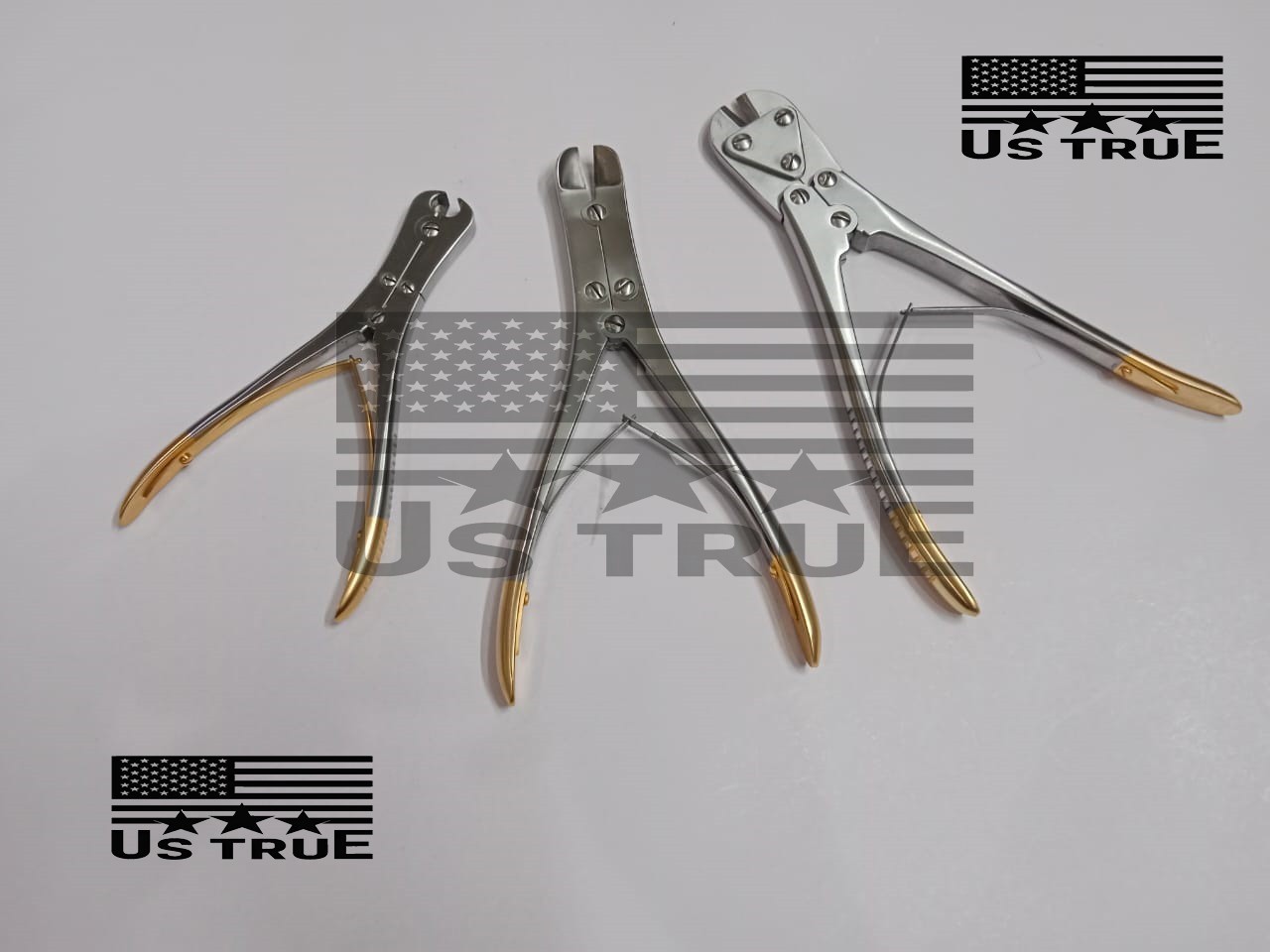 TC Pin Wire Cutter Set of 3 PCs Orthopedic Surgical High Quality Instruments