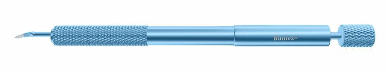 Rumex 6-20/6-092 Diamond Knife for Glaucoma, Round Crescent Blade