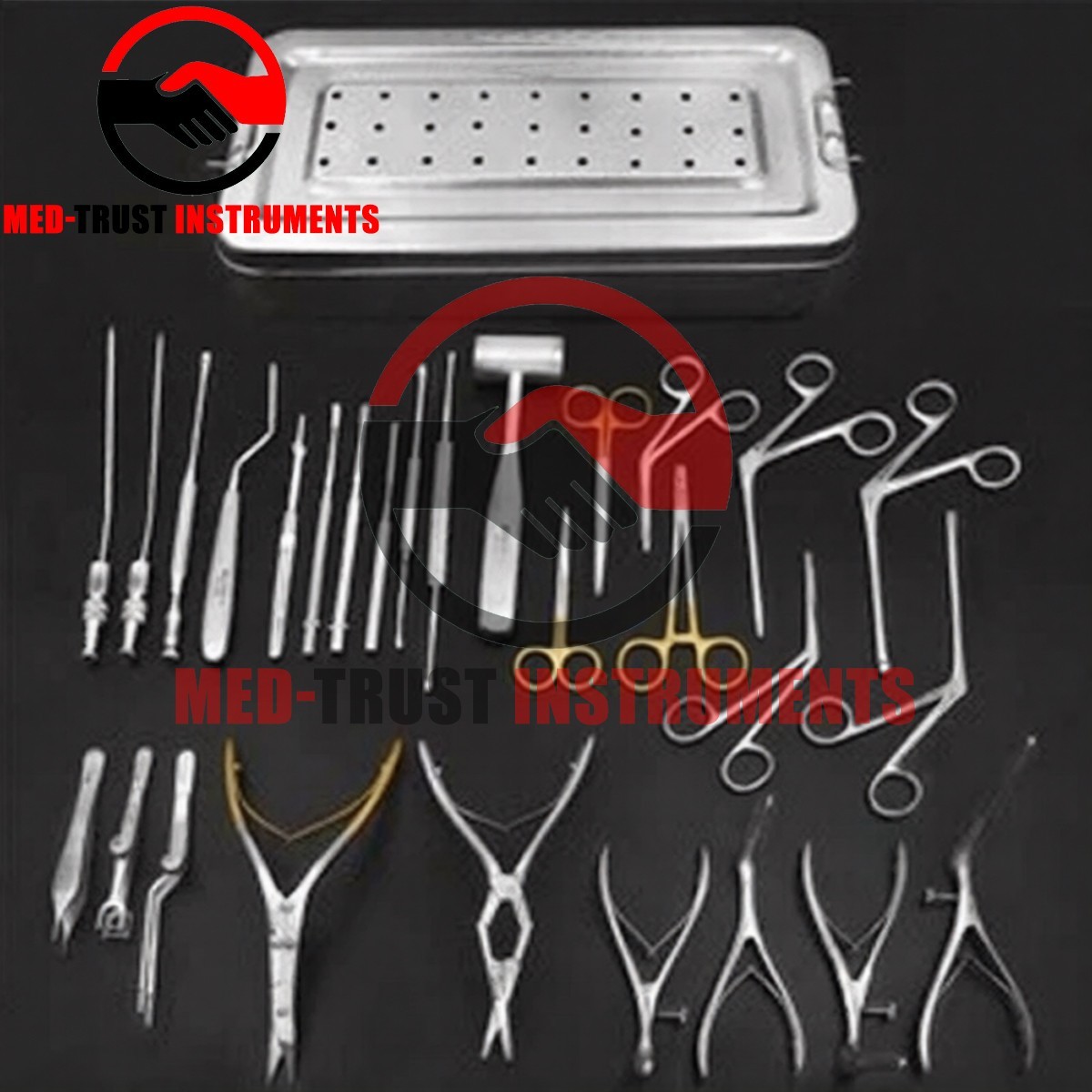 Septoplasty Instruments Set of 28 Pcs Nasal Surgery Tools Set German Quality