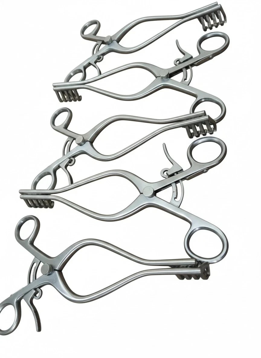 Medical Surgical Retractors Set 5 PCS Stainless Steel Instruments