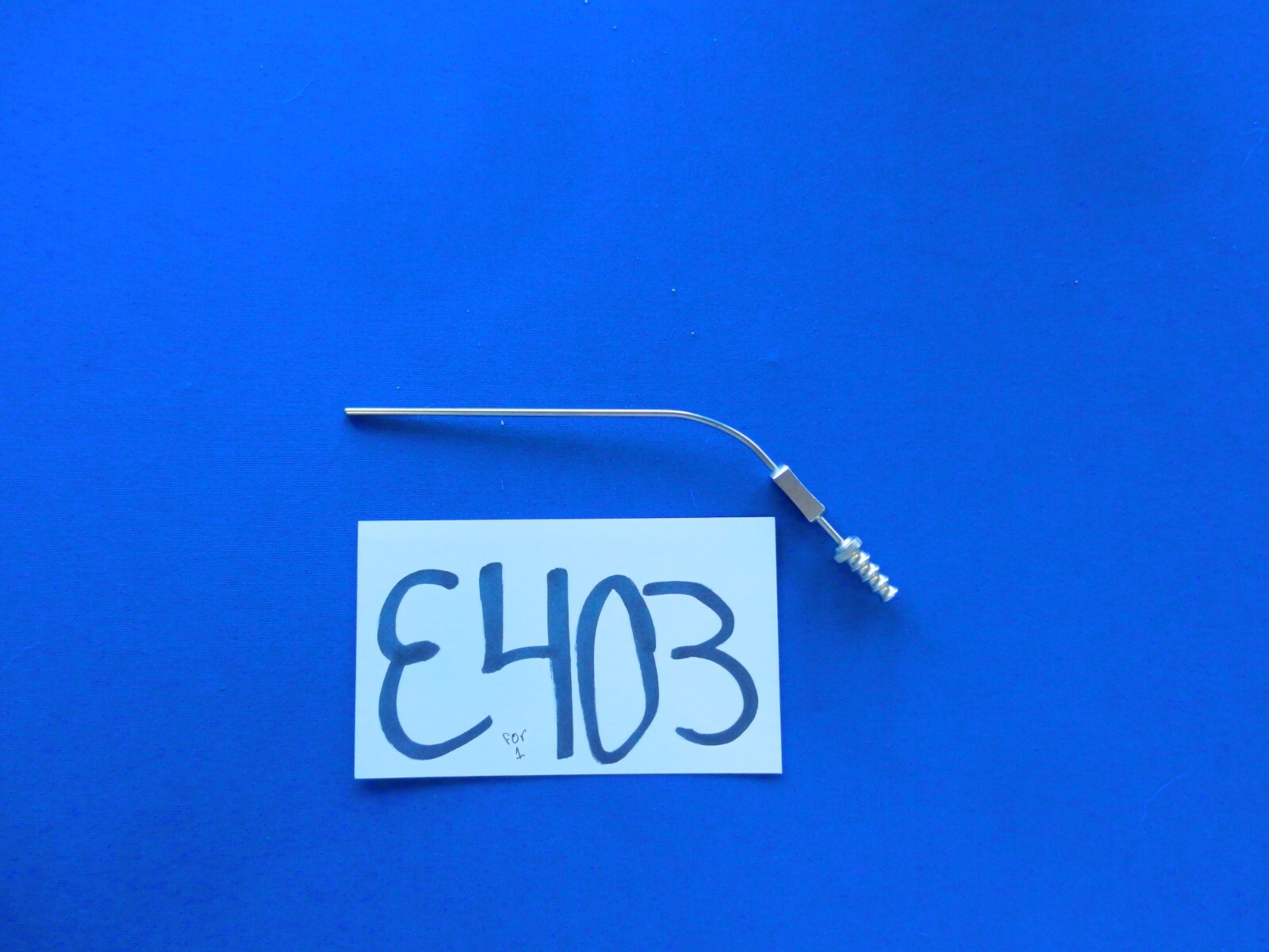 E403 V. Mueller Frazier Angled Suction Tube 7fr 9.8cm Length NL1900