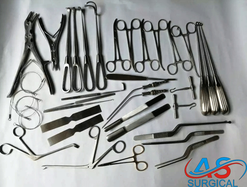 Basic Craniotomy Orthopedic Surgical Surgery Instruments Set 37 PCS Best