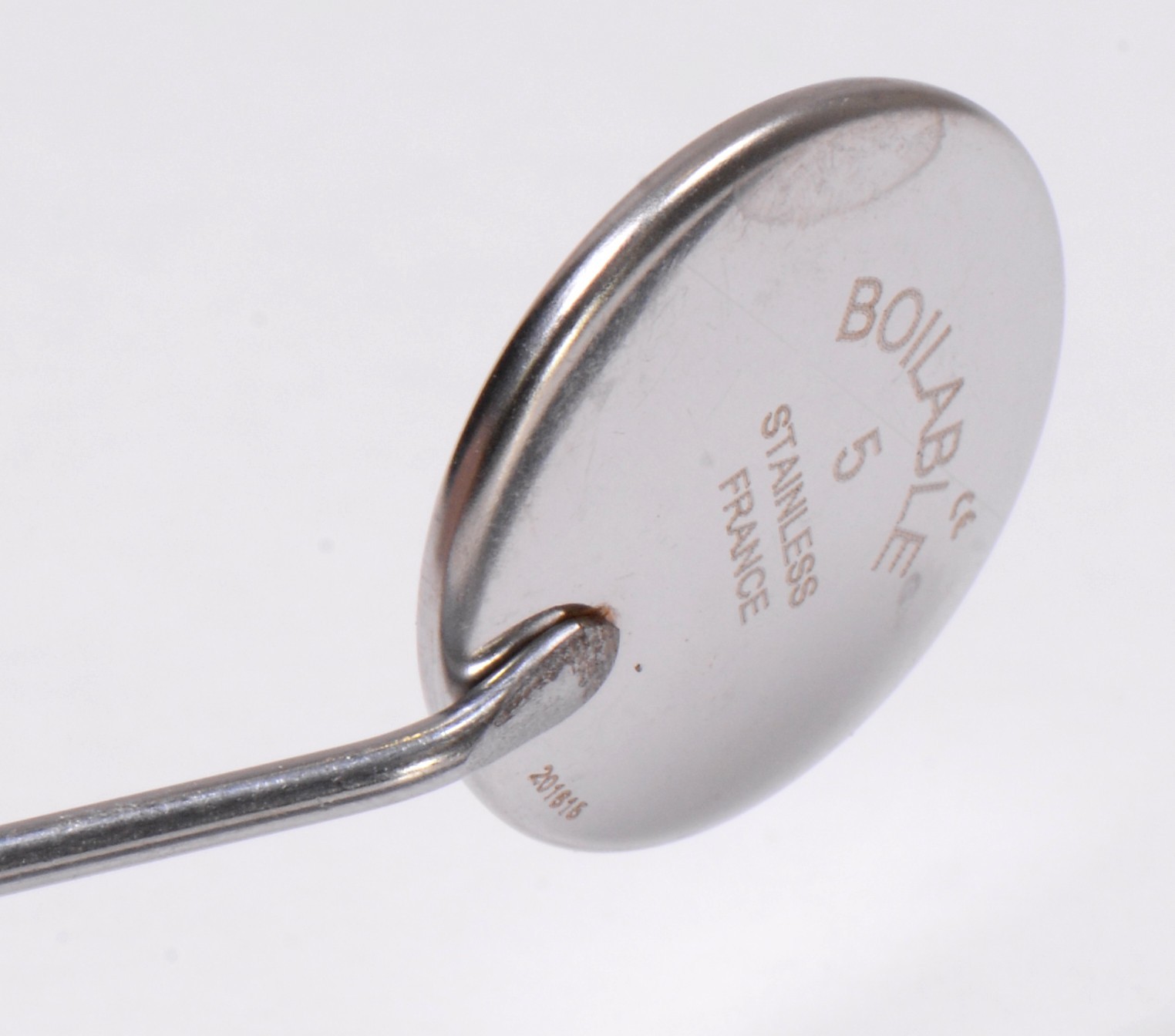Laryngeal Mirror 8″ Size 5 ENT 23mm Detachable Surgical Stainless USA France