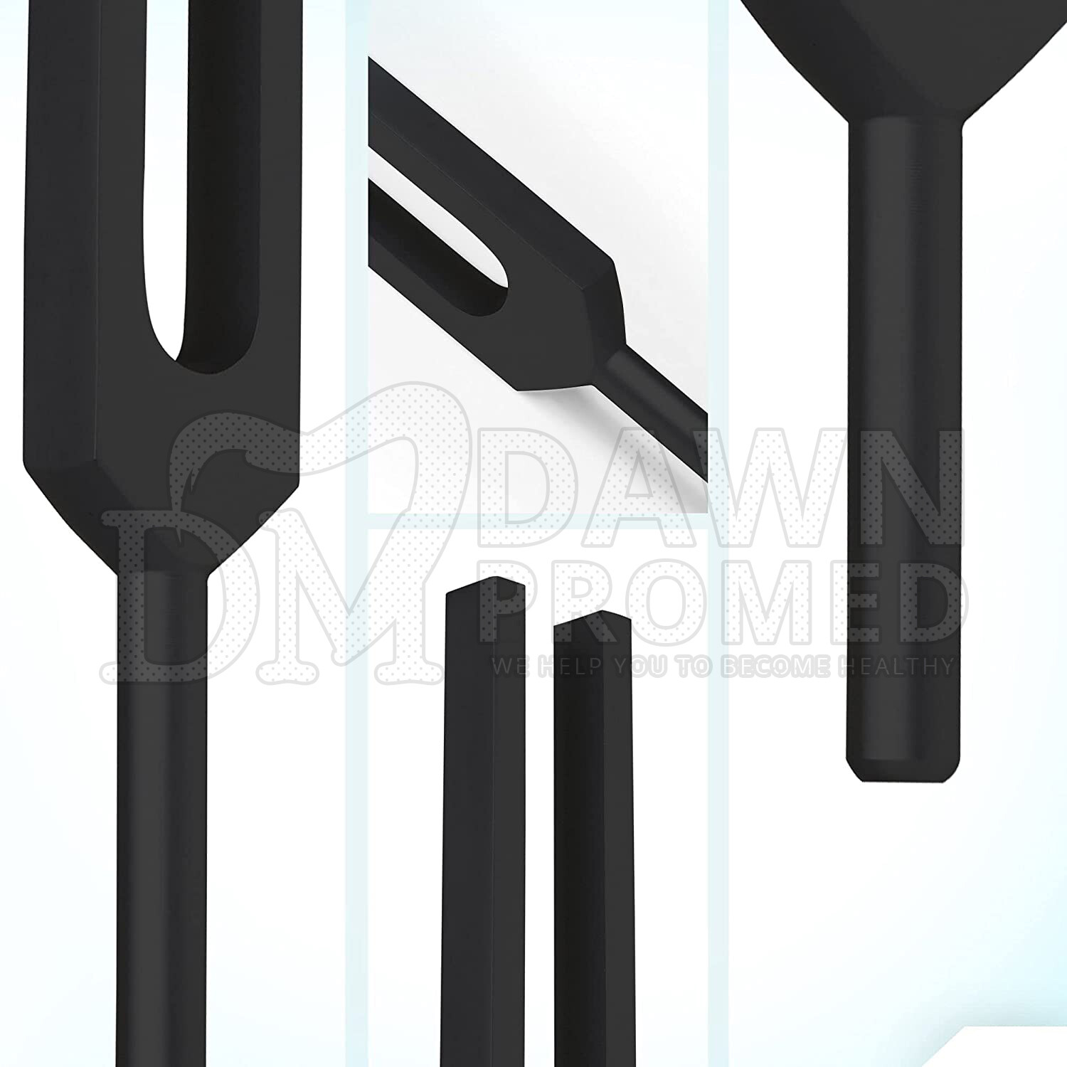 New Tuning Fork C 512 ENT Surgical Medical Instruments Exam Diagnostic (Black)