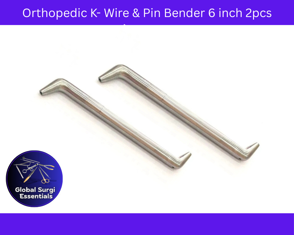 Orthopedic K Wire & Pin Bender Surgical Veterinary 6 inch SS 1/2/5/10 Pcs