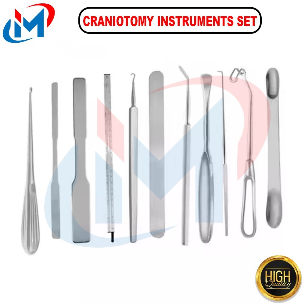 32-Piece Neuro Craniotomy Instruments Set Comprehensive Neurosurgery Tools