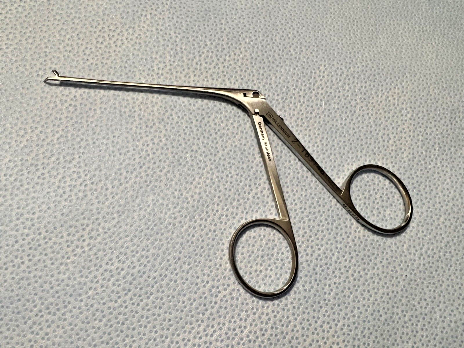 Millennium 2-169148 Surgical Alligator Nasal Forceps, Serrated Curved Right ENT