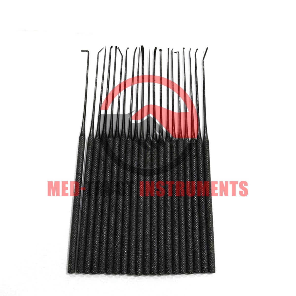 Rhoton Micro Dissector Expanded 20 PCS Set of Stainless Steel with steel case