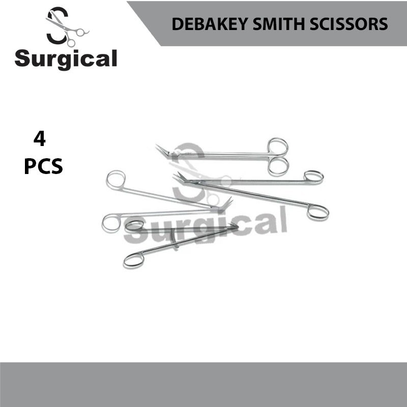 DeBakey Diethrich Potts-Smith Scissors Set | 25°, 45°, 60°,125° | Micro Surgery