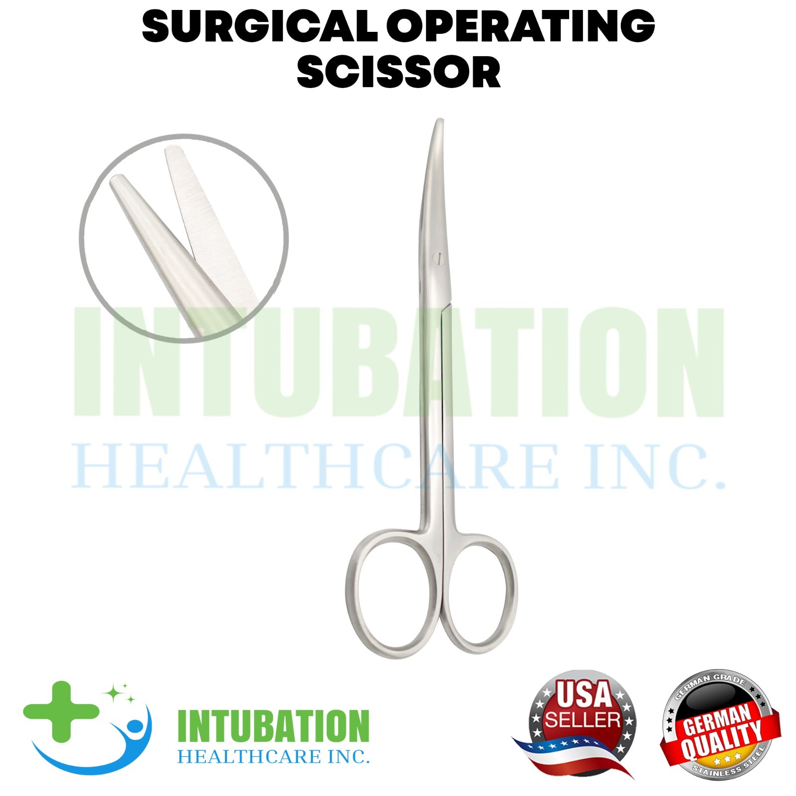Reusable Surgical Mayo Stille Scissors 170 mm Curved Surgical Instruments